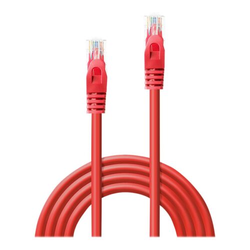 LINDY Basic Cat.6 U/UTP Cable Red 3m