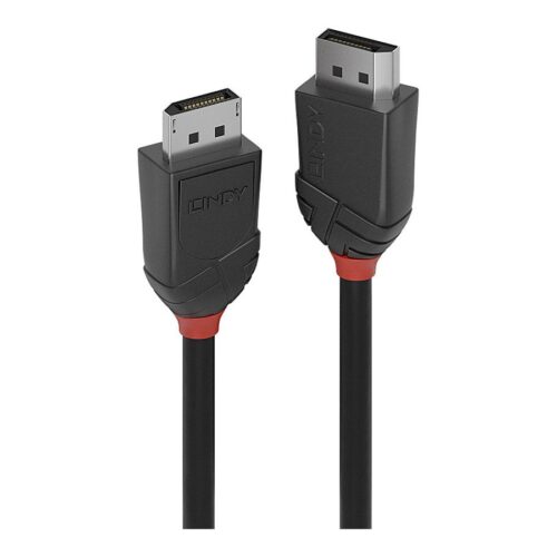 LINDY Black Line Video Cable DP 1.2 DP-DP M-M 1.5m black