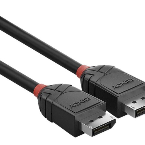 LINDY Black Line Video Cable DP 1.2 DP-DP M-M 1.5m black