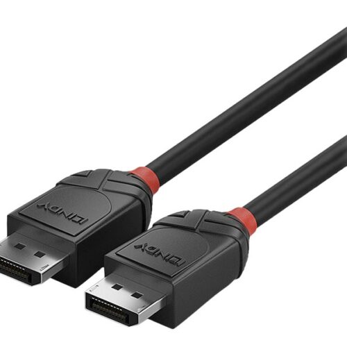 LINDY Black Line Video Cable DP 1.2 DP-DP M-M 1.5m black