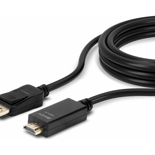 LINDY Câble DisplayPort vers HDMI 4K30 DP:passif 0.5m