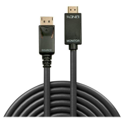 LINDY Câble DisplayPort vers HDMI 4K30 DP:passif 2m