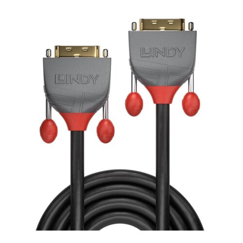 LINDY Câble DVI-D Dual Link Anthra Line 0.5m