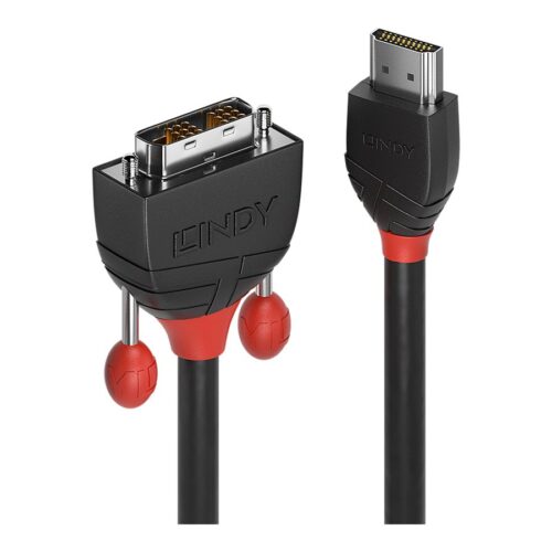 LINDY Câble HDMI vers DVI-D Black Line 5m