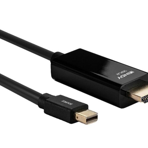 LINDY Câble Mini DisplayPort vers HDMI 4K30 DP:passif 2m