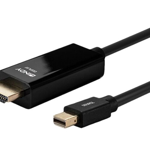 LINDY Câble Mini DisplayPort vers HDMI 4K30 DP:passif 3m