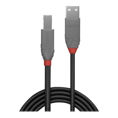 LINDY Câble USB 2.0 type A vers B Anthra Line 3m