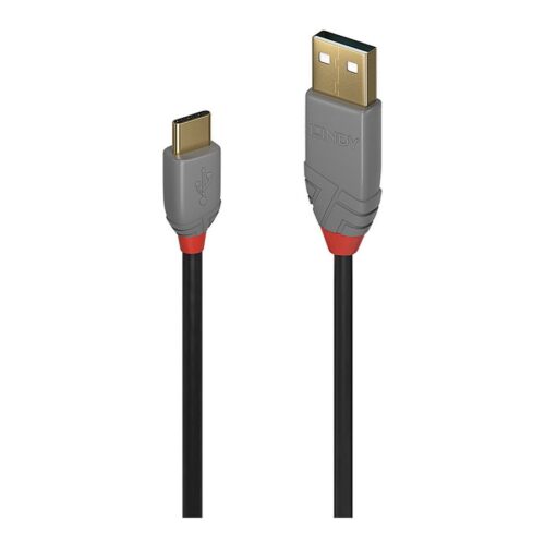 LINDY Câble USB 2.0 Type A vers C Anthra Line 0.5m