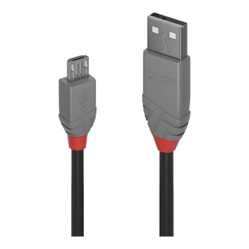 LINDY Câble USB 2.0 type A vers Micro-B Anthra Line 5m