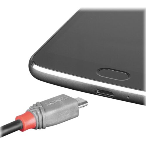 LINDY Câble USB 2.0 Type C vers Micro-B Anthra Line 0.5m