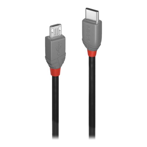 LINDY Câble USB 2.0 Type C vers Micro-B Anthra Line 0.5m