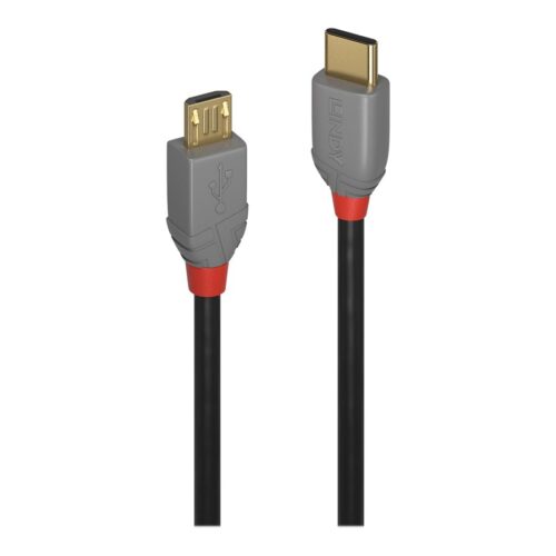 LINDY Câble USB 2.0 Type C vers Micro-B Anthra Line 1m