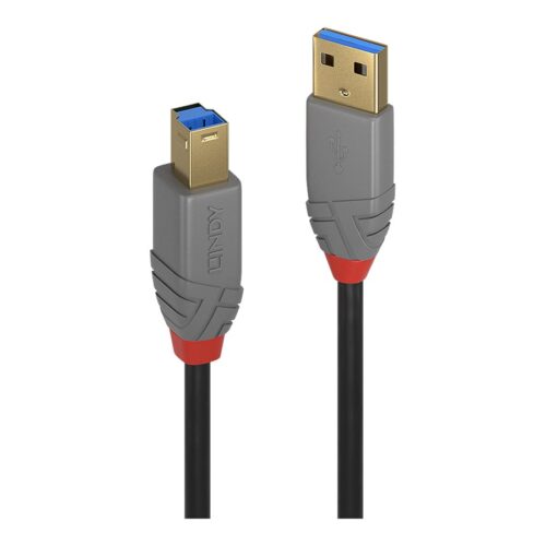 LINDY Câble USB 3.0 Type A vers B Anthra Line 3m