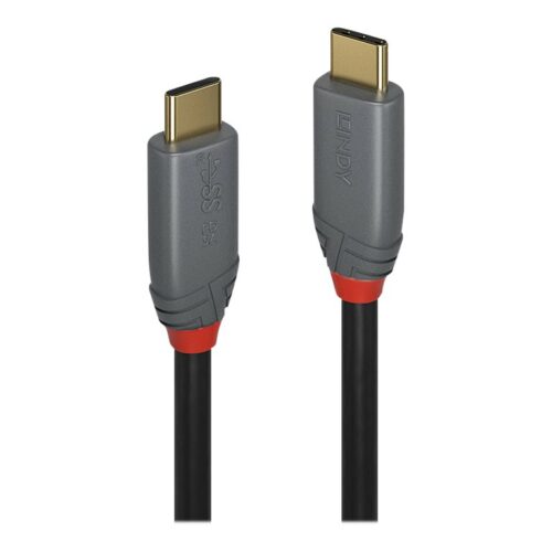 LINDY Câble USB 3.1 type C C 5A Anthra Line 0.5m