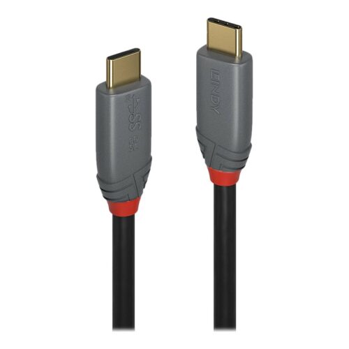 LINDY Câble USB 3.1 type C C 5A Anthra Line 1m