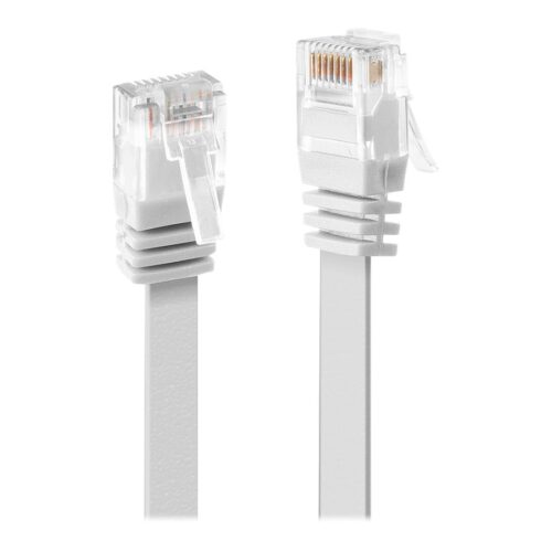 LINDY Cat.6 Ribbon Patch Cable Unshielded White 10m Without Shielding