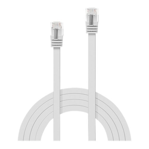 LINDY Cat.6 Ribbon Patch Cable Unshielded White 5m Without Shielding