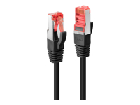 LINDY Cat.6 S/FTP Cable Black 0.3m Patch Cable