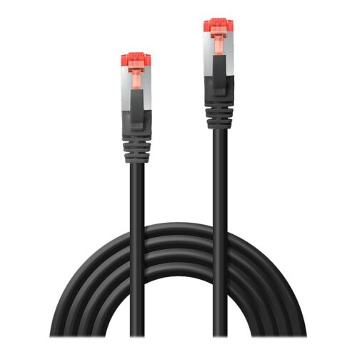 LINDY Cat.6 S/FTP Cable Black 7.5m Patch Cable