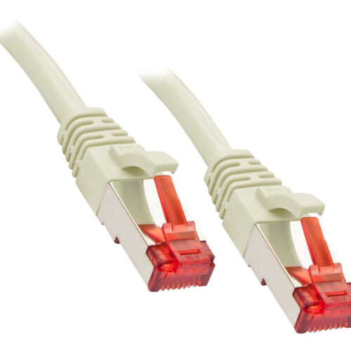 LINDY Cat.6 S/FTP Cable grey 1m Patchcable