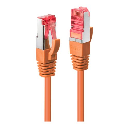 LINDY Cat.6 S/FTP Cable orange 0.5m Patchcable