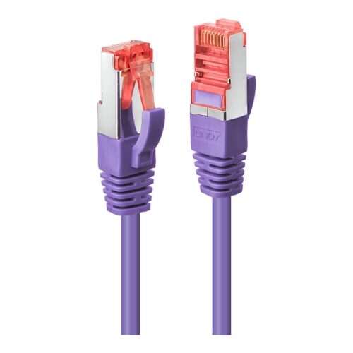 LINDY Cat.6 S/FTP Cable Purple 3m Patch Cable