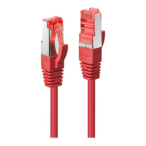 LINDY Cat.6 S/FTP Cable Red 15m Patch Cable