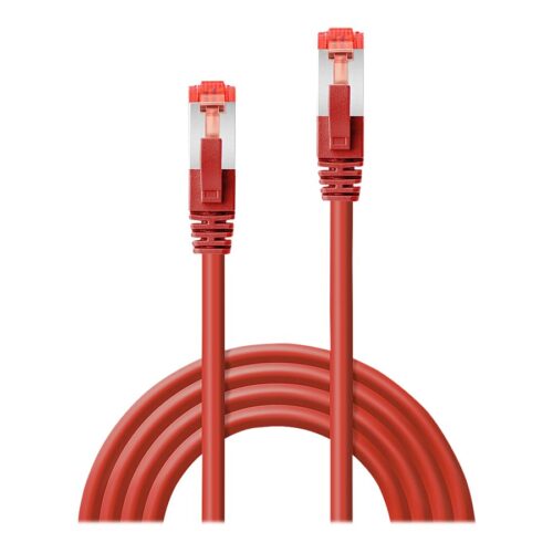 LINDY Cat.6 S/FTP Cable Red 5m Patch Cable