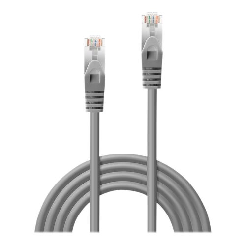 LINDY Cat.6 STP Cable grey 10m easy shielded