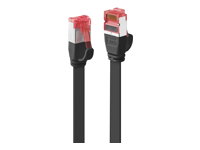 LINDY Cat.6 U/FTP Flat Patch Cable Black 5m