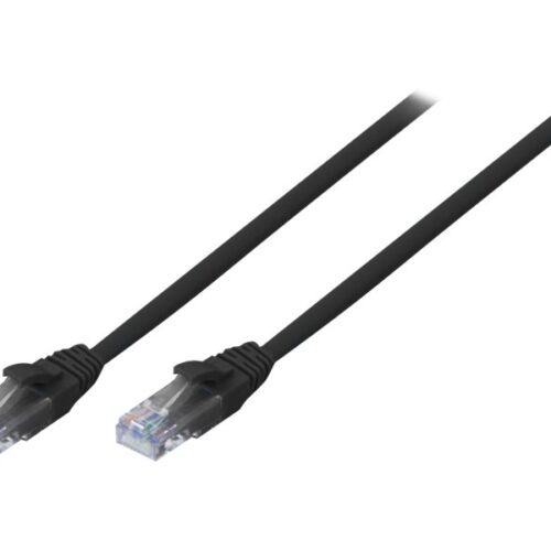 LINDY Cat.6 U/UTP Cable Black 0.3m