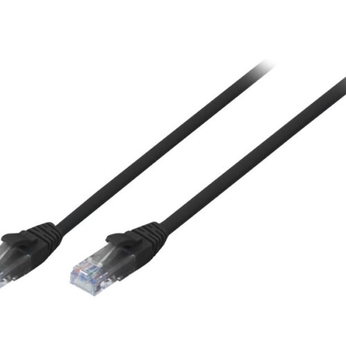 LINDY Cat.6 U/UTP Cable Black 0.5m