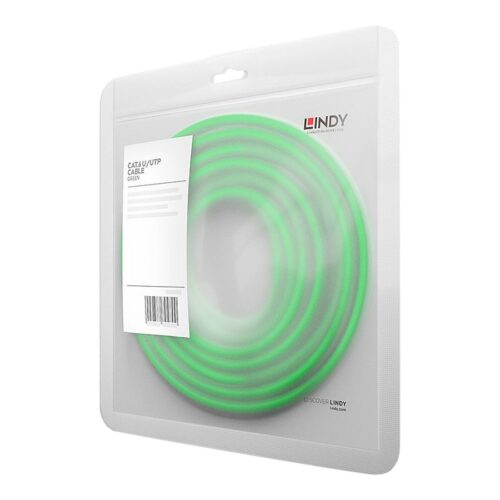 LINDY Cat.6 U/UTP Cable green 30m