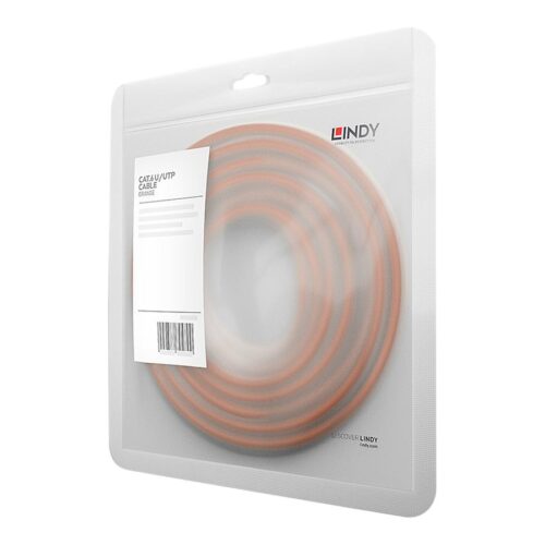 LINDY Cat.6 U/UTP Cable Orange 20m
