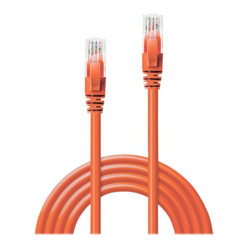 LINDY Cat.6 U/UTP Cable Orange 30m
