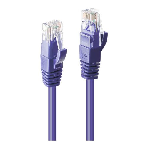 LINDY Cat.6 U/UTP Cable Purple 5m Colour Code ANSI/TIA 568C
