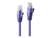 LINDY Cat.6 U/UTP Cable Purple 7.5m Colour Code ANSI/TIA 568C
