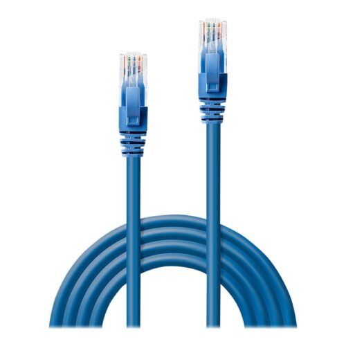 LINDY Cat.6 UTP Cable Blue 3m