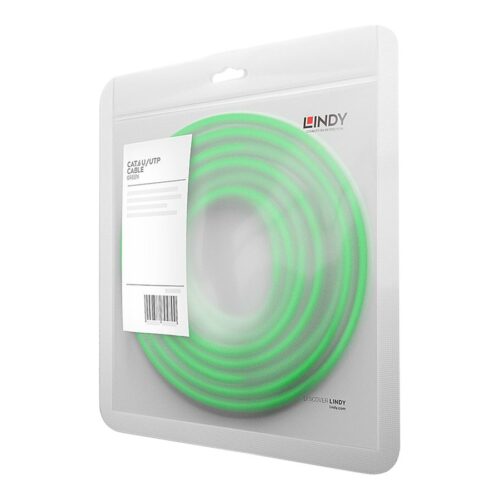 LINDY Cat.6 UTP Cable Green 15m