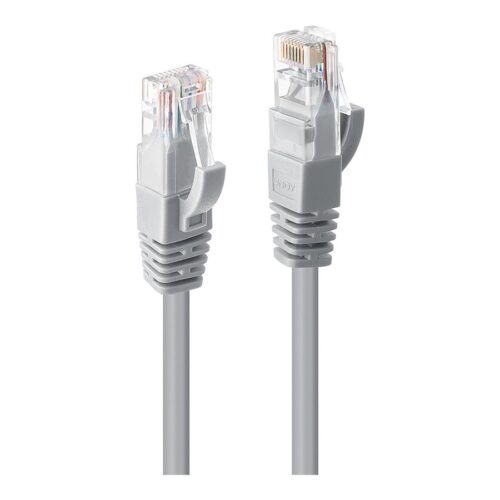 LINDY Cat.6 UTP Cable Grey 0.3m