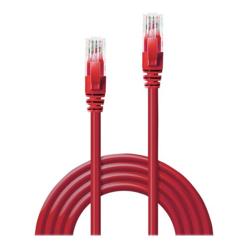 LINDY Cat.6 UTP Cable Red 15m