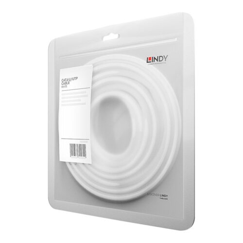LINDY Cat.6 UTP Cable White 0.3m