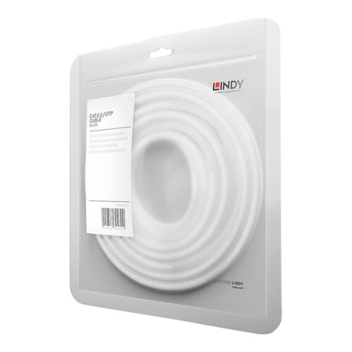 LINDY Cat.6 UTP Cable White 0.5m