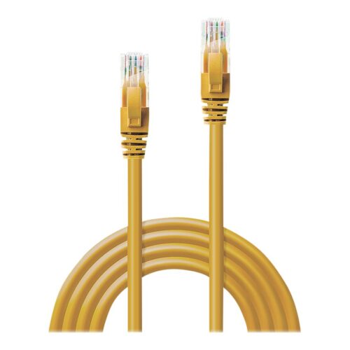 LINDY Cat.6 UTP Cable Yellow 3m