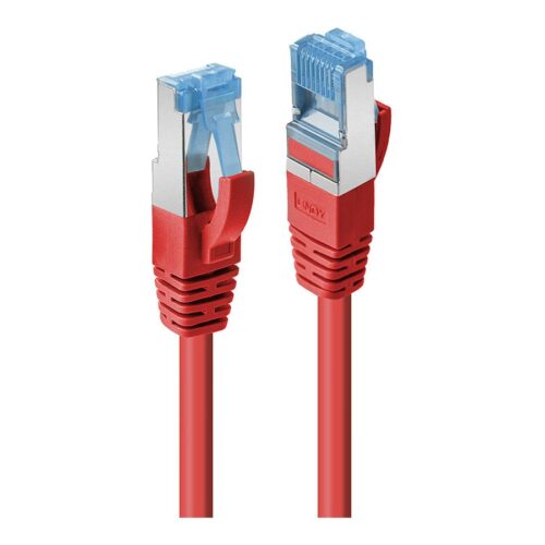 LINDY Cat.6A S/FTP Cable Red 1m