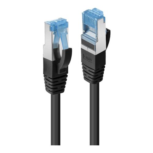 LINDY Cat.6A S/FTP LSOH Black 0.3m Patchcable