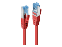 LINDY Cat.6A S/FTP LSOH Red 0.3m Patch Cable