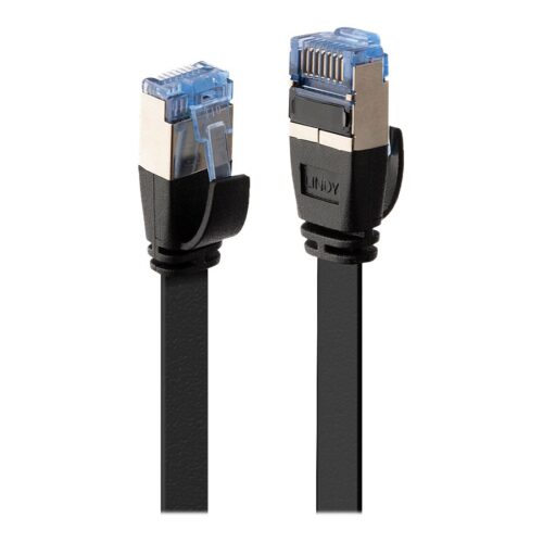 LINDY Cat.6A U/FTP Flat Patch Cable black 5m