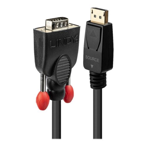 LINDY Converter Cable DisplayPort/VGA 3m Resolution up to 1920×1200
