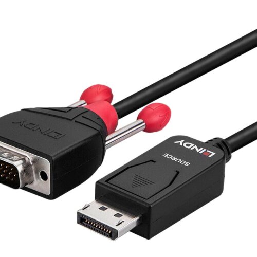 LINDY Converter Cable DisplayPort/VGA 3m Resolution up to 1920×1200